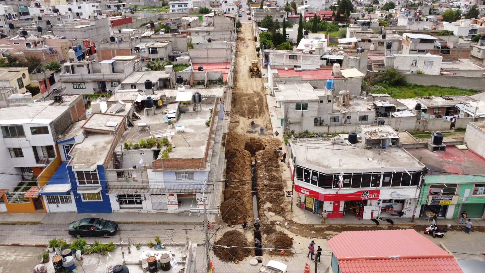 Inicia Ayuntamiento de Chiautempan rehabilitación de calle Durango y la Virgen